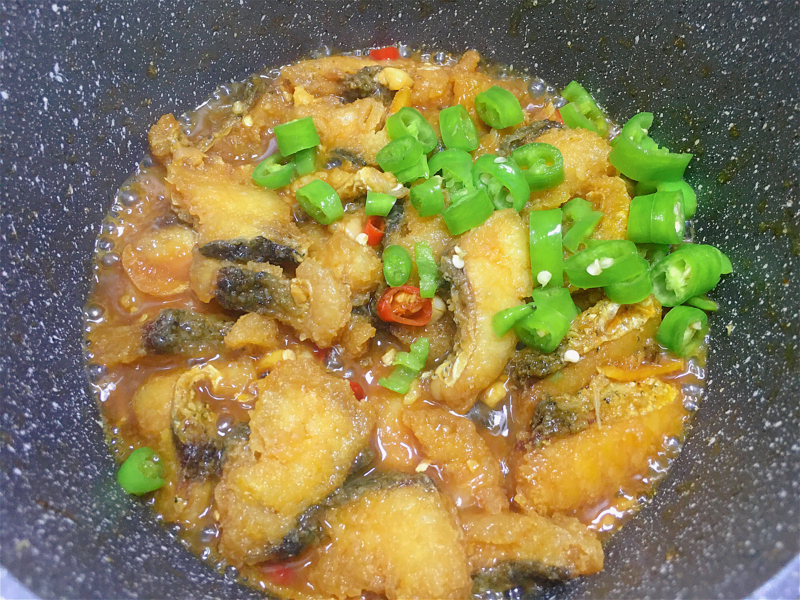 特色香煎鱼块,香辣煎鱼块正宗做法