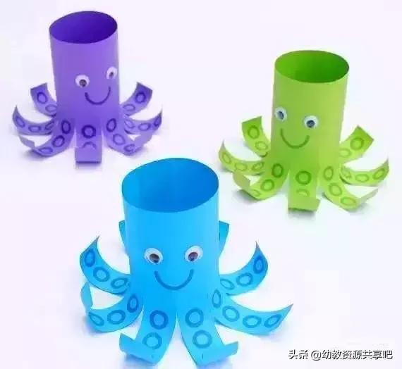 幼儿园儿童创意手工大全,幼儿园各种创意手工制作