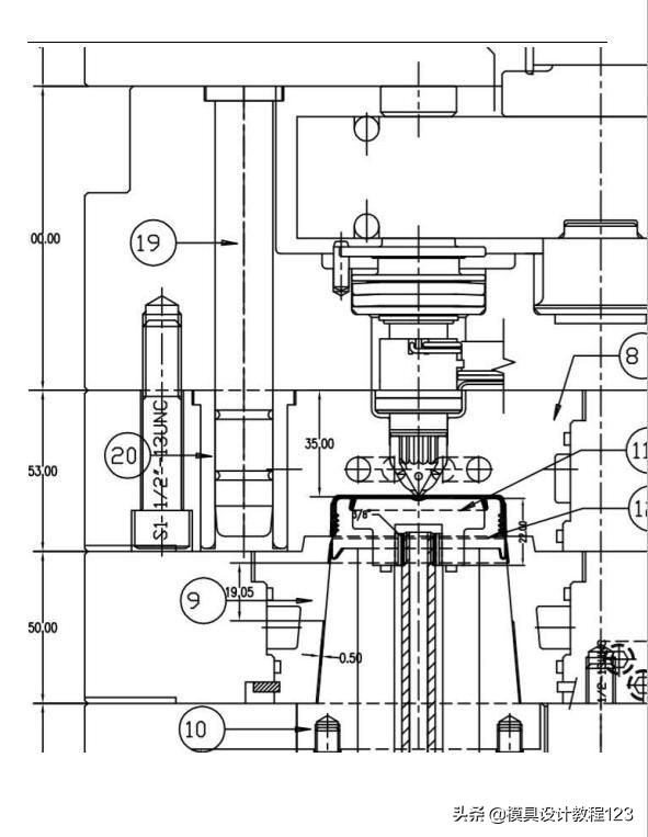 瓶盖螺纹模具设计,防盗环瓶盖模具设计