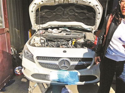 租奔驰参加同学会车被淹要赔18万?