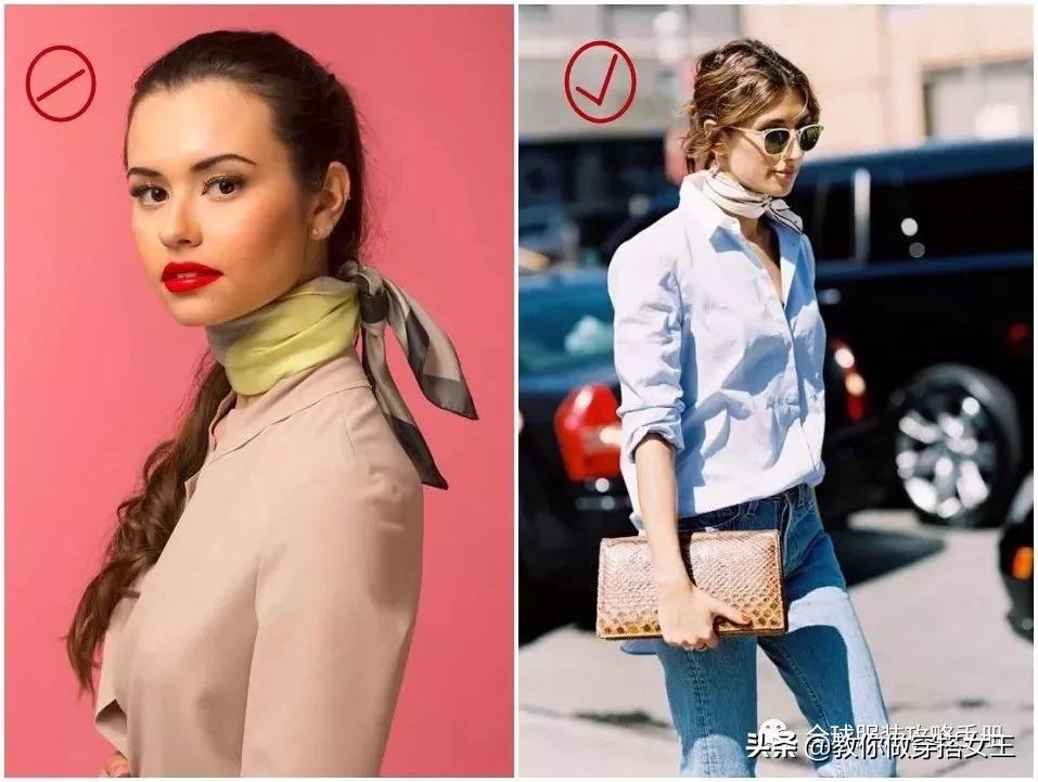 长丝巾春天的各种系法,丝巾怎么系才好看冬季女装