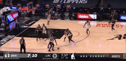 20210222篮网VS快船全场比赛攻防细节分析（上）