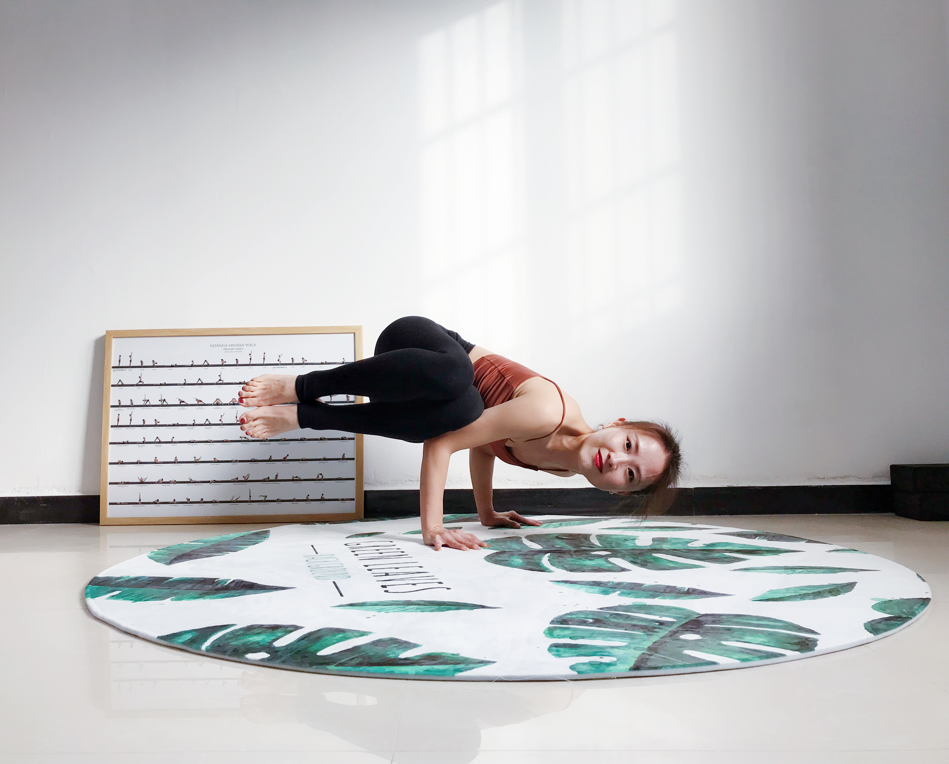 零基础学瑜伽下犬式,小幸瑜伽