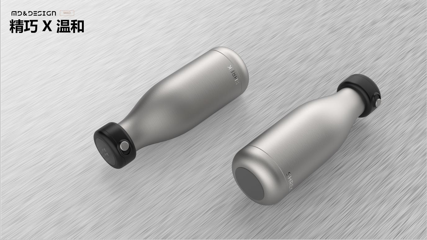 保温杯产品设计图,保温杯旋转式设计