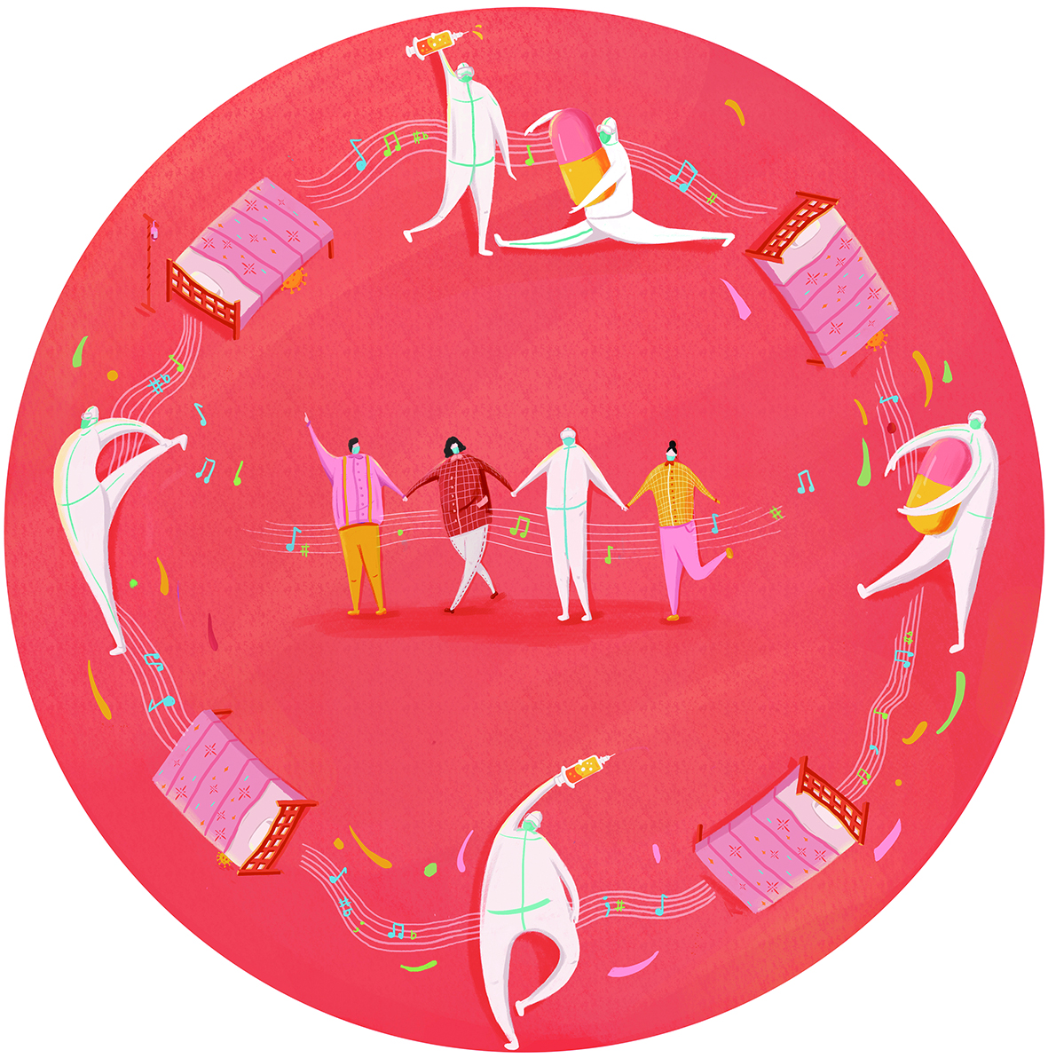 壹葉堂公益创作营:致敬平凡英雄「纪念款手表」表盘插图设计方案正式发布