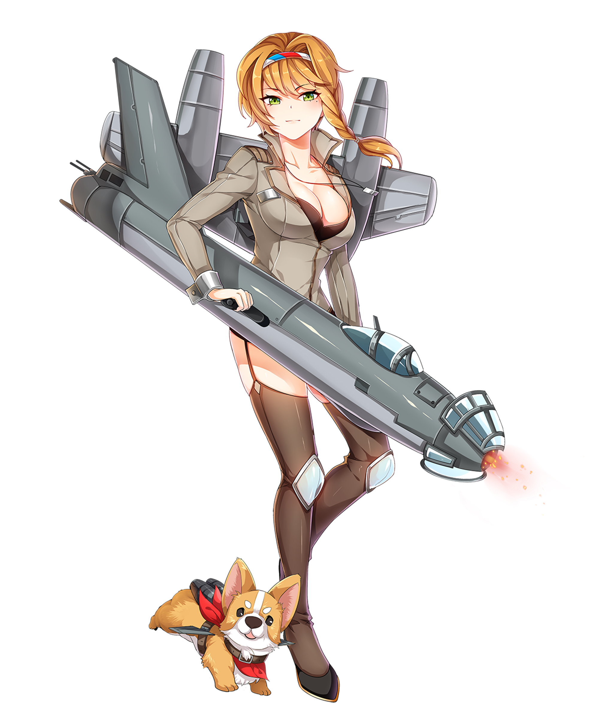 《苍穹战线》精美立绘原画插画卡牌欣赏，超过百种萌点各异的机娘