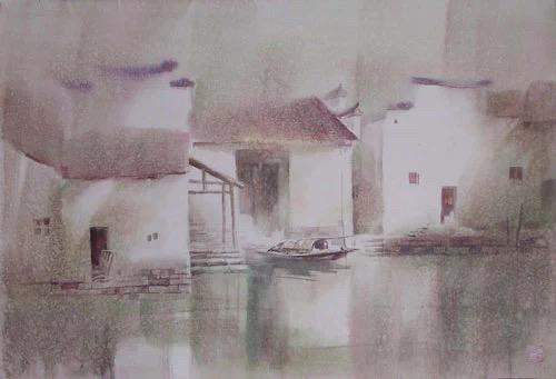 宁波著名水彩画家孙宁,孙宁水彩100幅欣赏