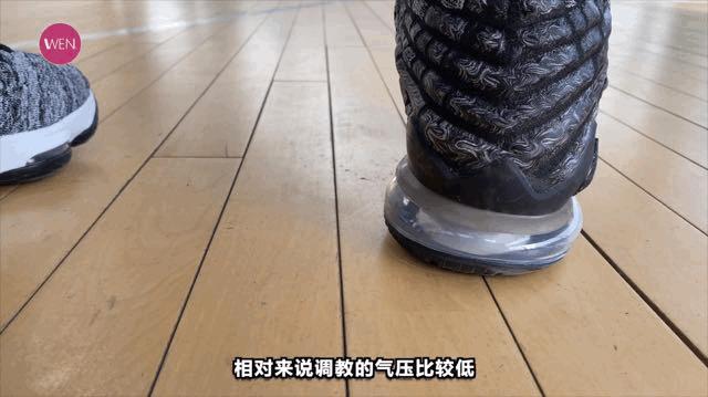 詹姆斯上脚17战靴,詹姆斯lbj实战靴