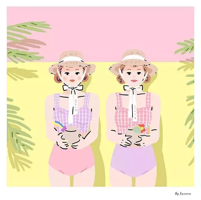 她笔下的可爱女孩，让你看懂穿衣打扮的正确要素~