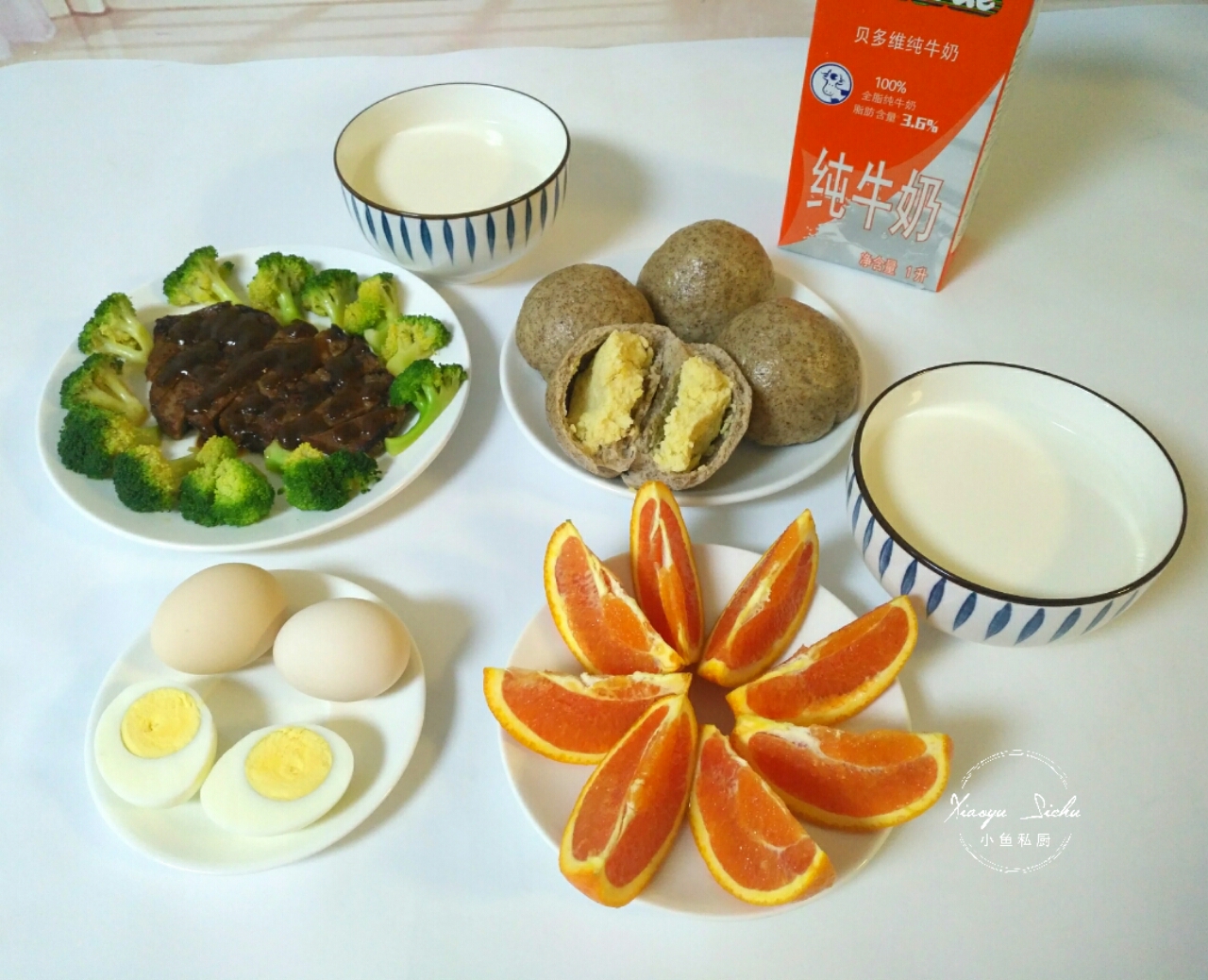 早上朋友圈晒女儿,中学生营养早餐15天不重样