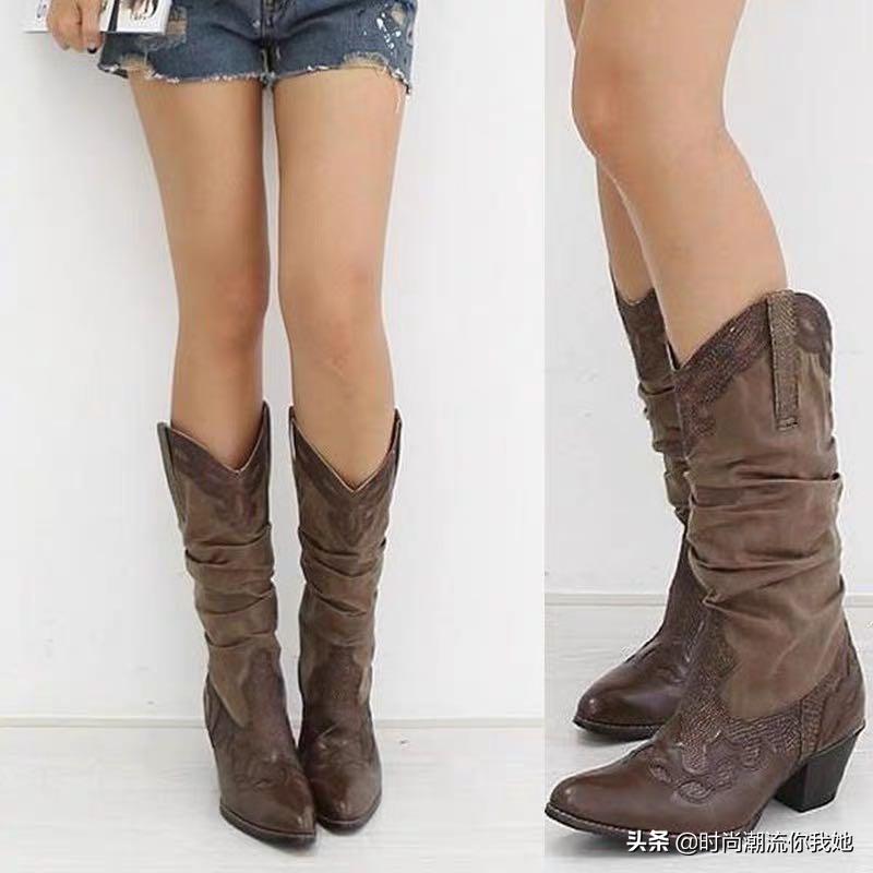 这些靴子粗腿女生穿，真的太显瘦了