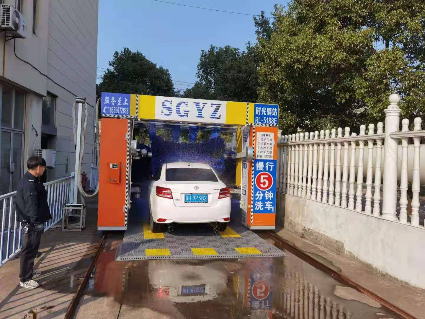 电脑洗车机全自动,质科全自动电脑洗车机