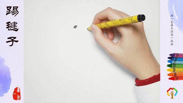 最简单的蜡笔画,蜡笔涂鸦足球