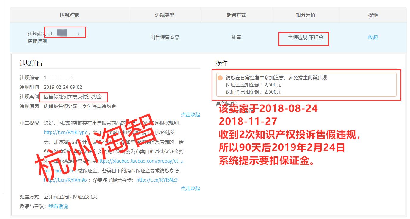 淘宝售假2000风险保证金能退吗,淘宝售假要扣保证金怎么处理