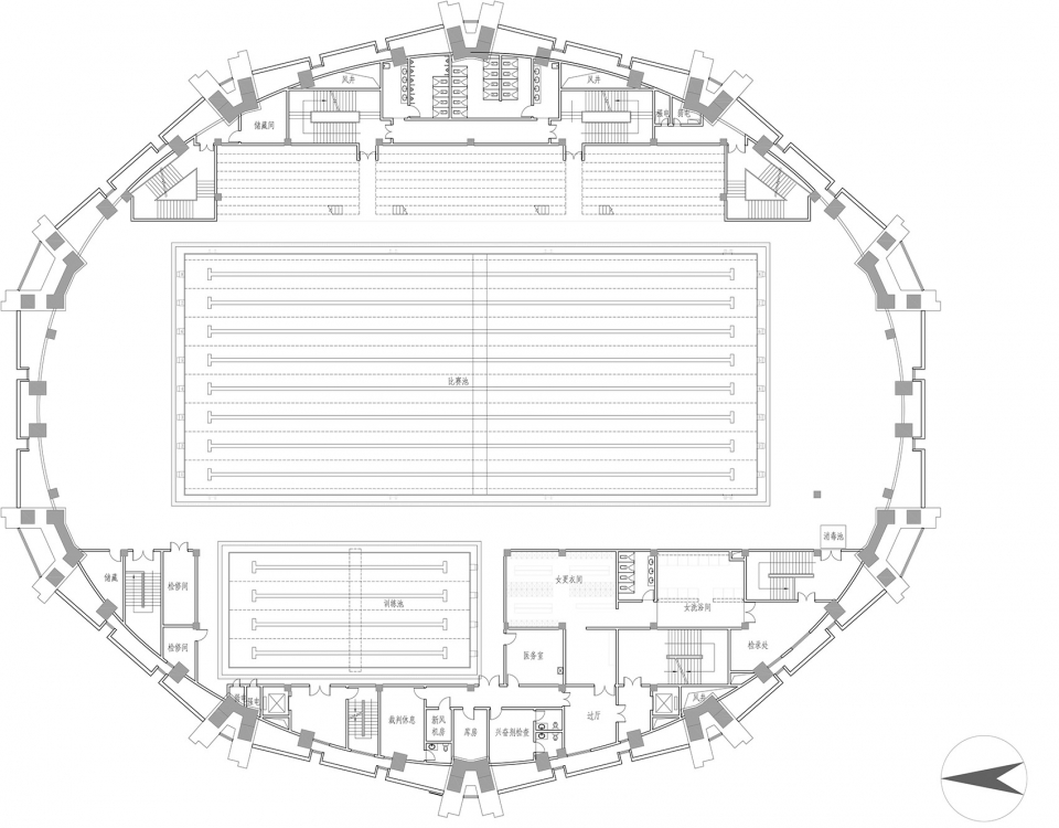 映山独玉苍，滨水双杜鹃--浙江苍南体育中心
