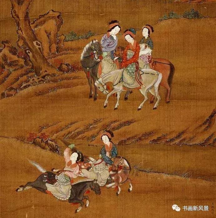 国画里的清明,清明时节传统习俗的画