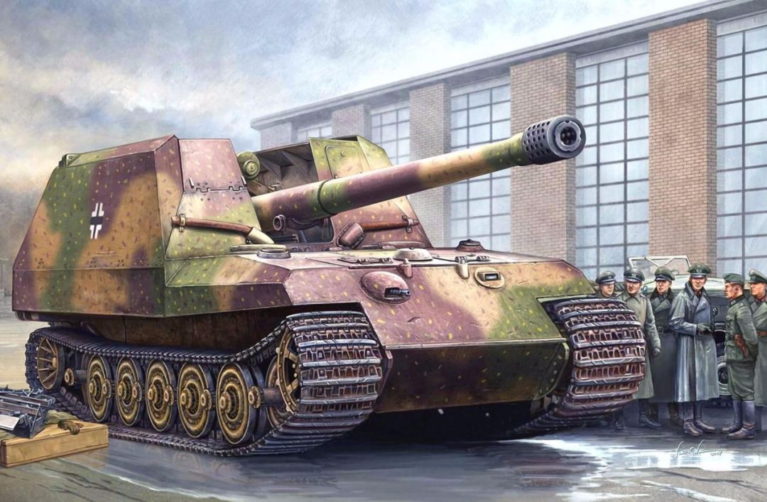 虎王坦克与二战最强*战野**火炮的集合体：探秘德国虎式自行火炮