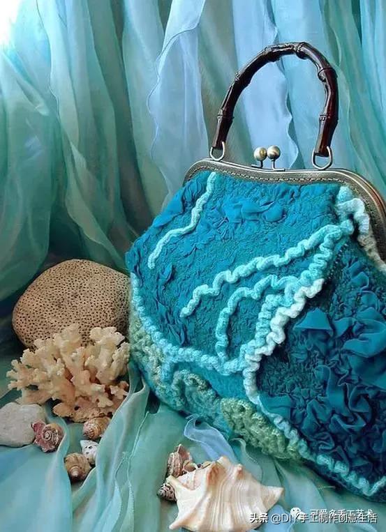 厉害了，极美爱尔兰钩花包包，看了这个才是真服气