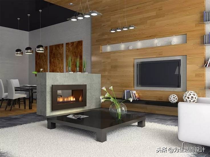 壁炉带给生活一种无法忘怀的情调,冬日氛围感壁炉