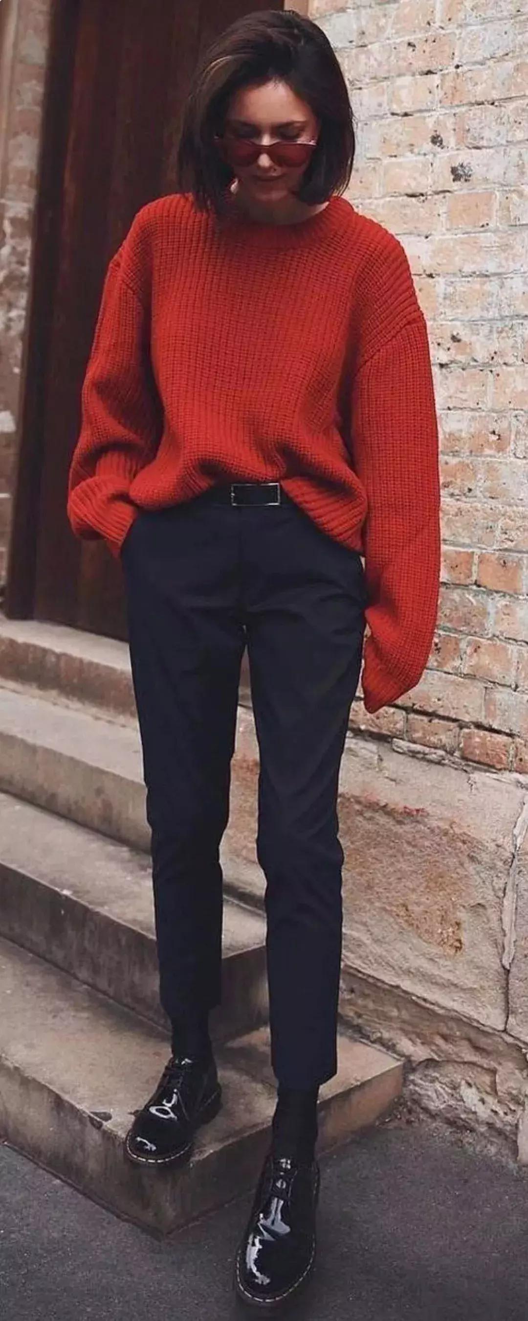 胖妹妹上衣显瘦秋天新款,超显瘦的裤子学生党秋天