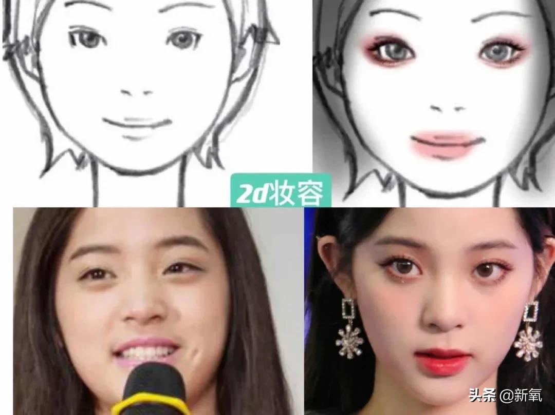 2d妆容和3d妆容的区别,有色妆和无色妆区别
