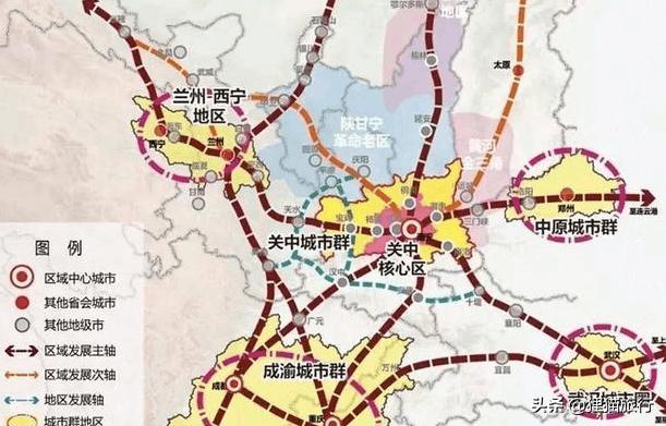 兰州至重庆、西宁至成都高铁线路，连接兰西都市圈与成渝城市群