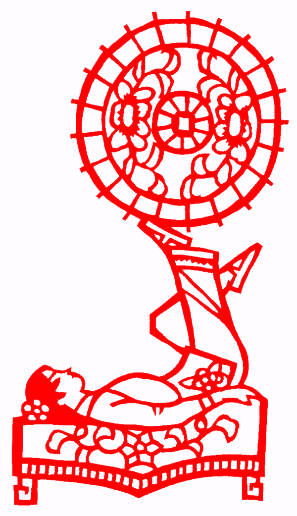 民俗窗花介绍,民俗传统剪纸