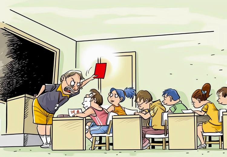 小孩考试作弊被捉的后果,孩子初一考试作弊被发现