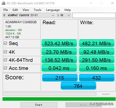 线下买到卡通鳄鱼风格的SATASSD，外貌不扬，性能爆表