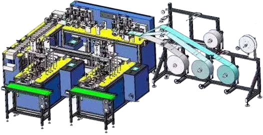 全自动一拖二口罩机整套方案,一拖一口罩机调试讲解
