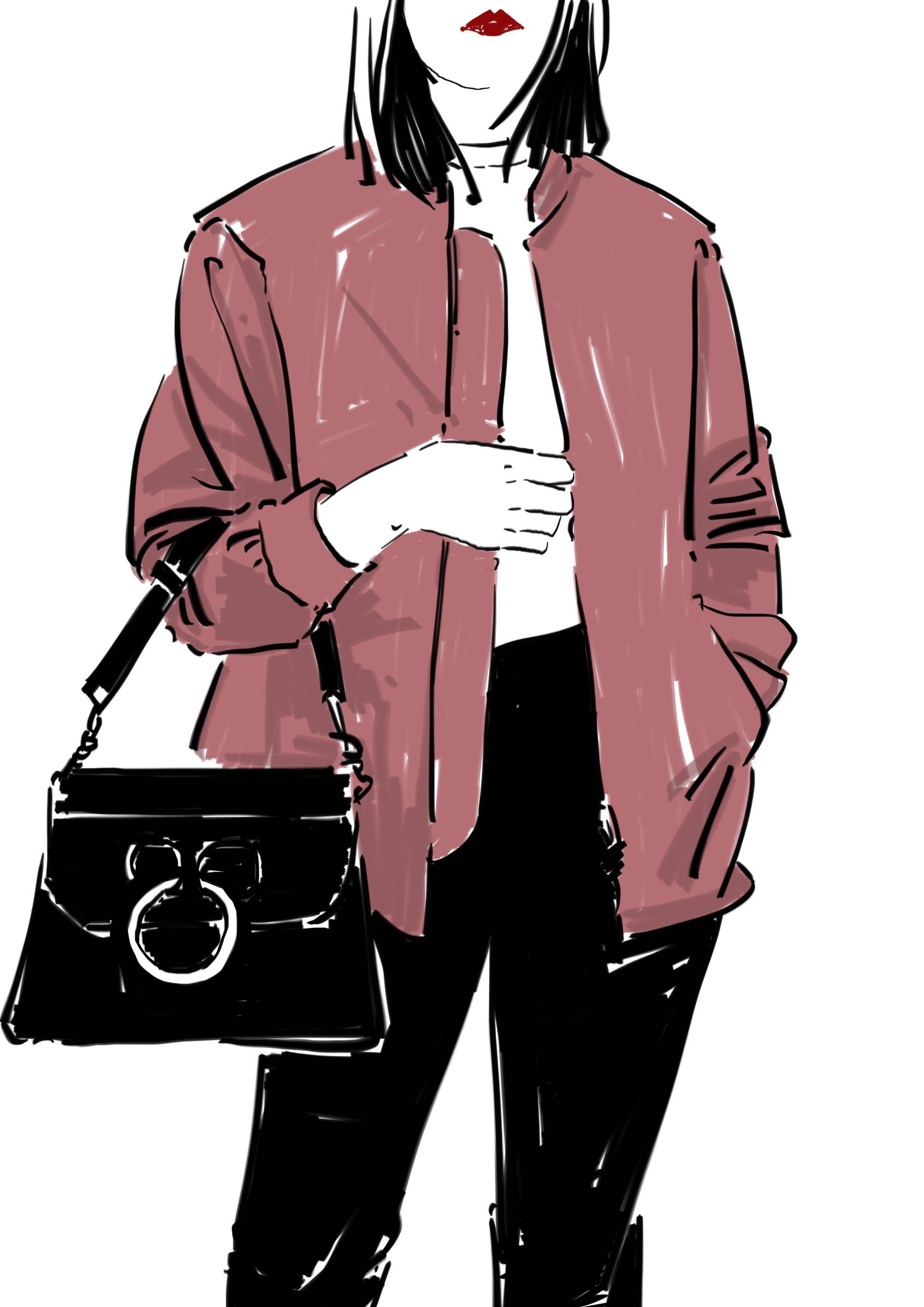 你看看现在的时尚icon，谁秋冬还在穿驼色？千娇百媚的粉才是首选