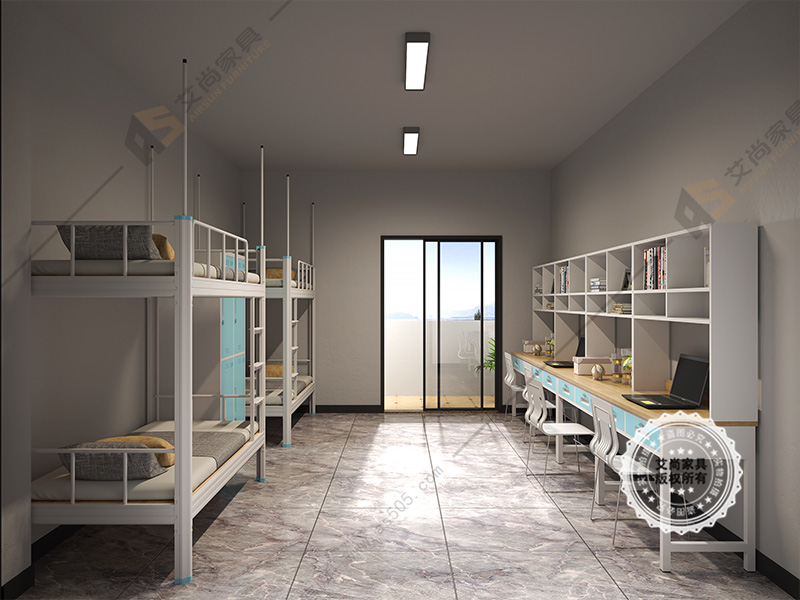 不生锈的清远中小学生公寓床，持久耐用，环保无异味