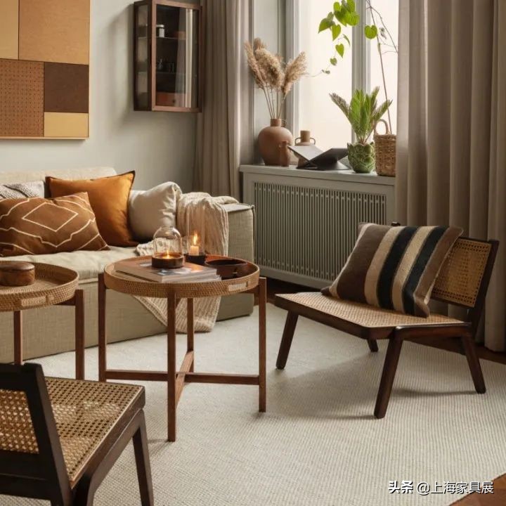 意式轻奢风家具颜色搭配,秋冬家居流行色你get到了没