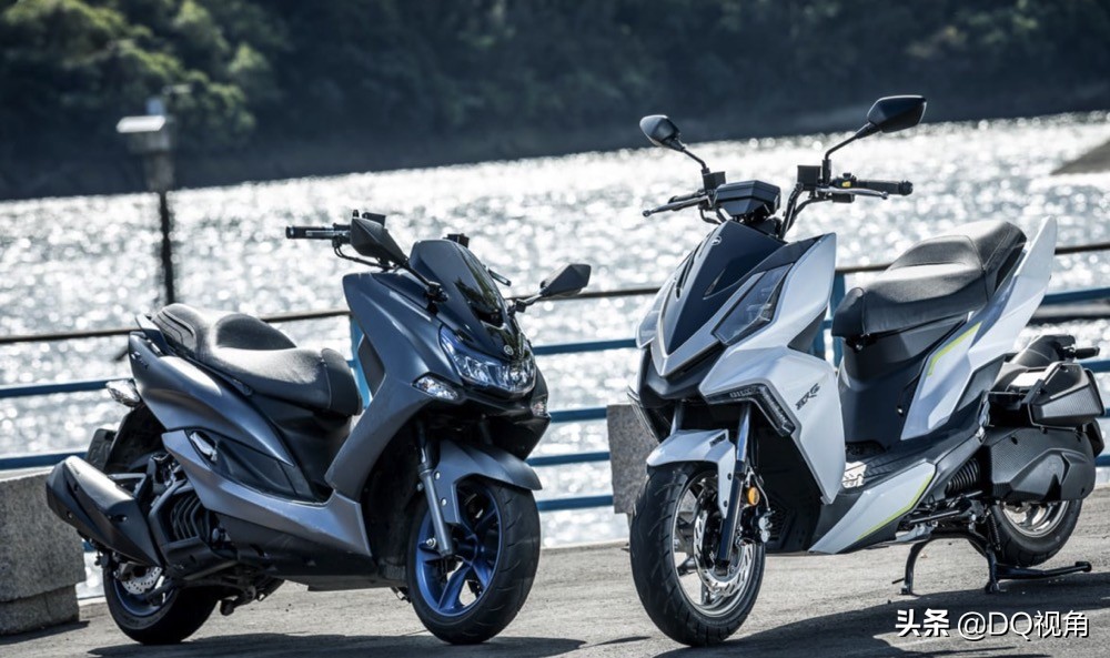 三阳drg158踏板座高,试驾三阳grg158踏板摩托车