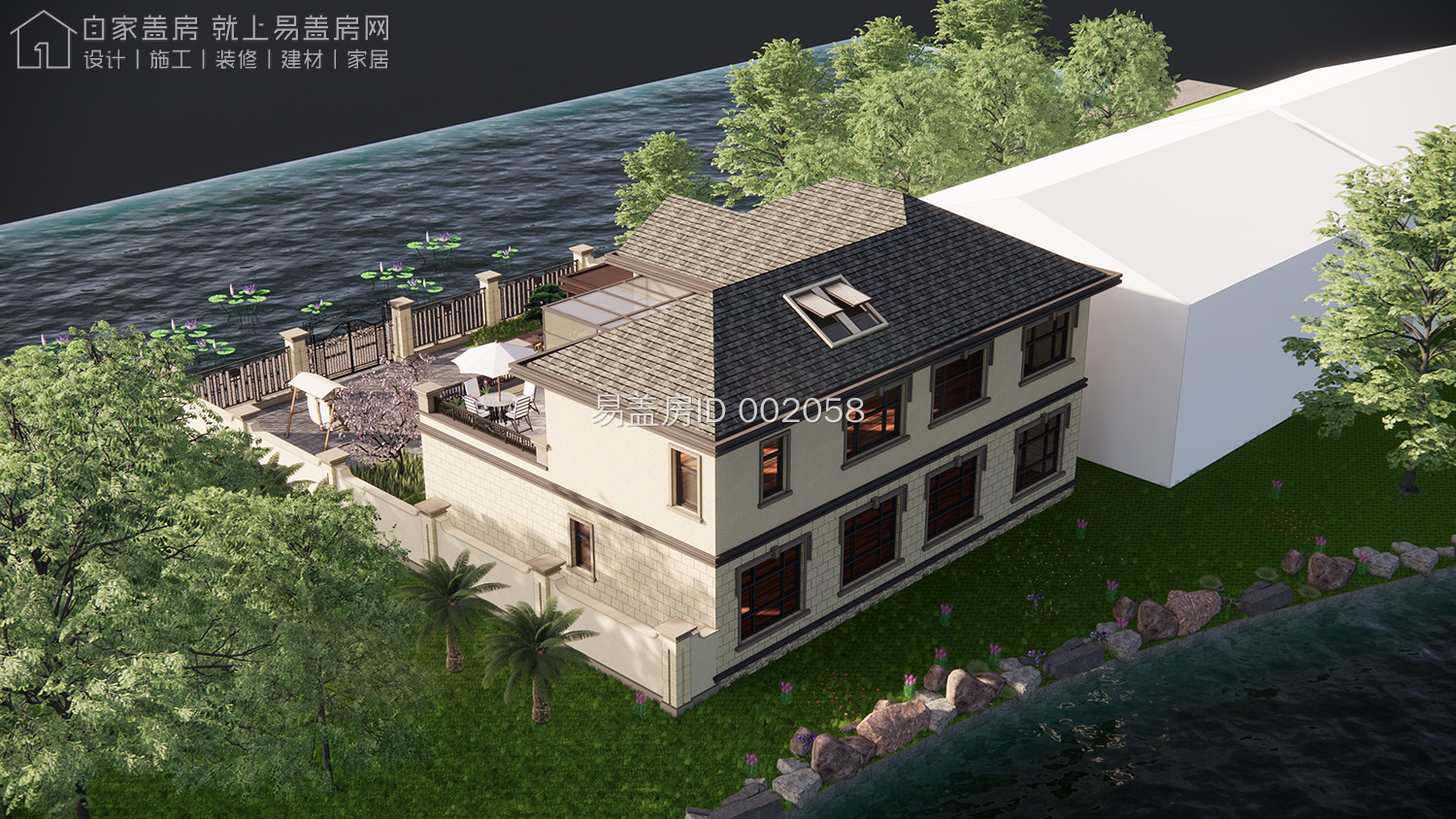 江苏南通法式独栋庄园别墅,南通顶级新中式别墅