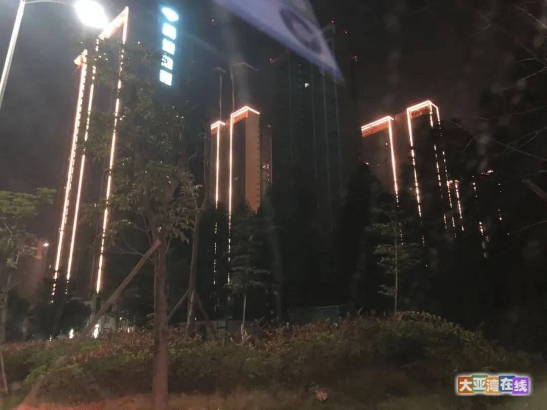 大亚湾西区亮灯率,大亚湾石化区晚上亮灯