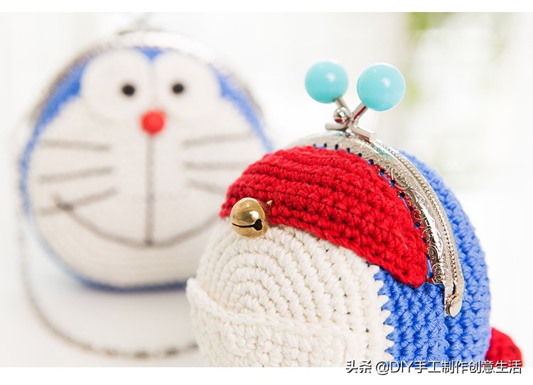 钩织扁包零钱包,钩织拉链零钱包