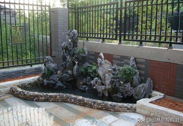 庭院小型假山鱼池造价多少钱建好,私家庭院鱼池假山设计制作方法