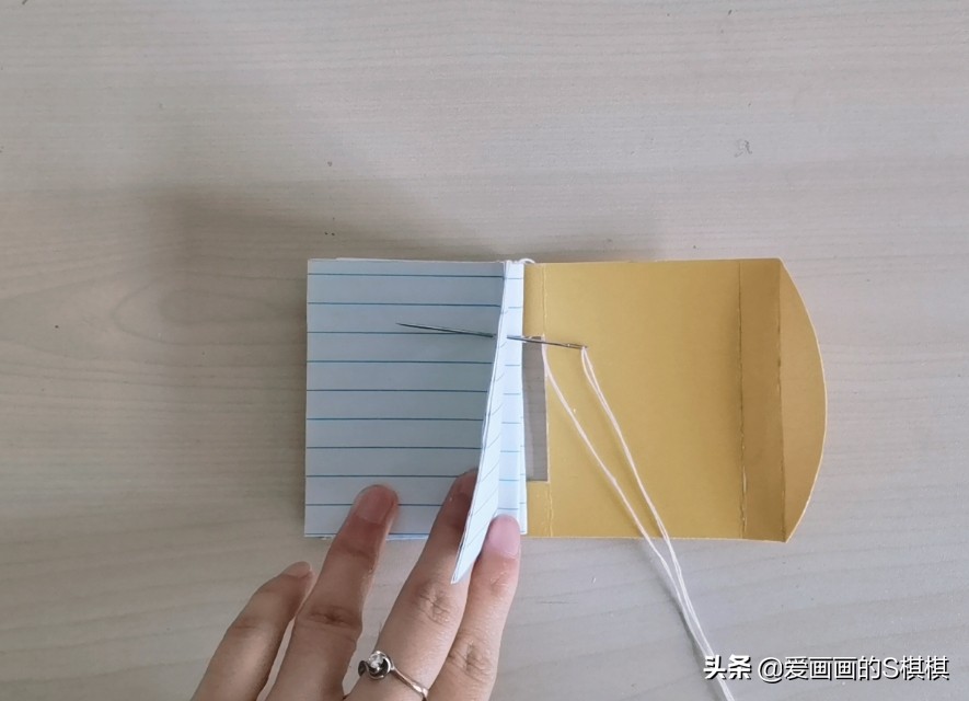 废弃本子制作手账本,手工自制小本子简单又漂亮