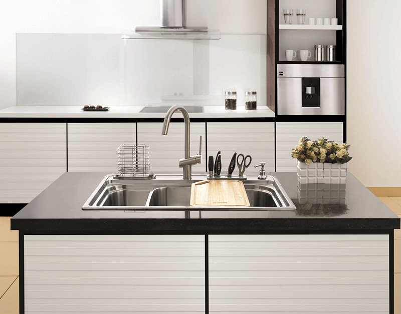 厨房水槽单槽下槽还是上槽好看呢,厨房水槽流行单槽还是双槽