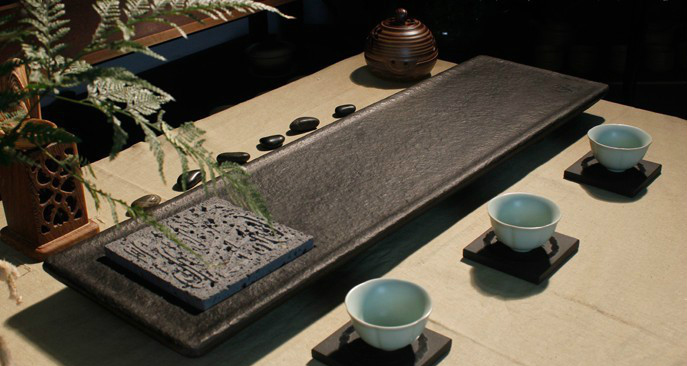 陶瓷乌金石茶盘和乌金石茶盘区别,怎么辨别乌金石茶盘真假