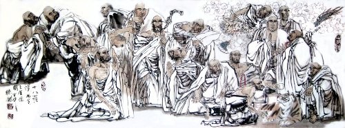 十八罗汉中的诺矩罗尊者,藏传佛教十六尊者和罗汉名字