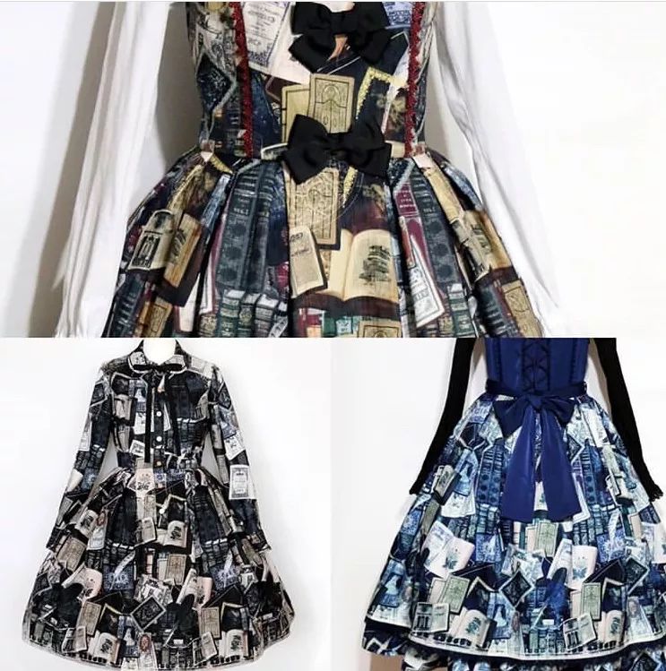 复古洛丽塔洋装,天价洛丽塔自拍