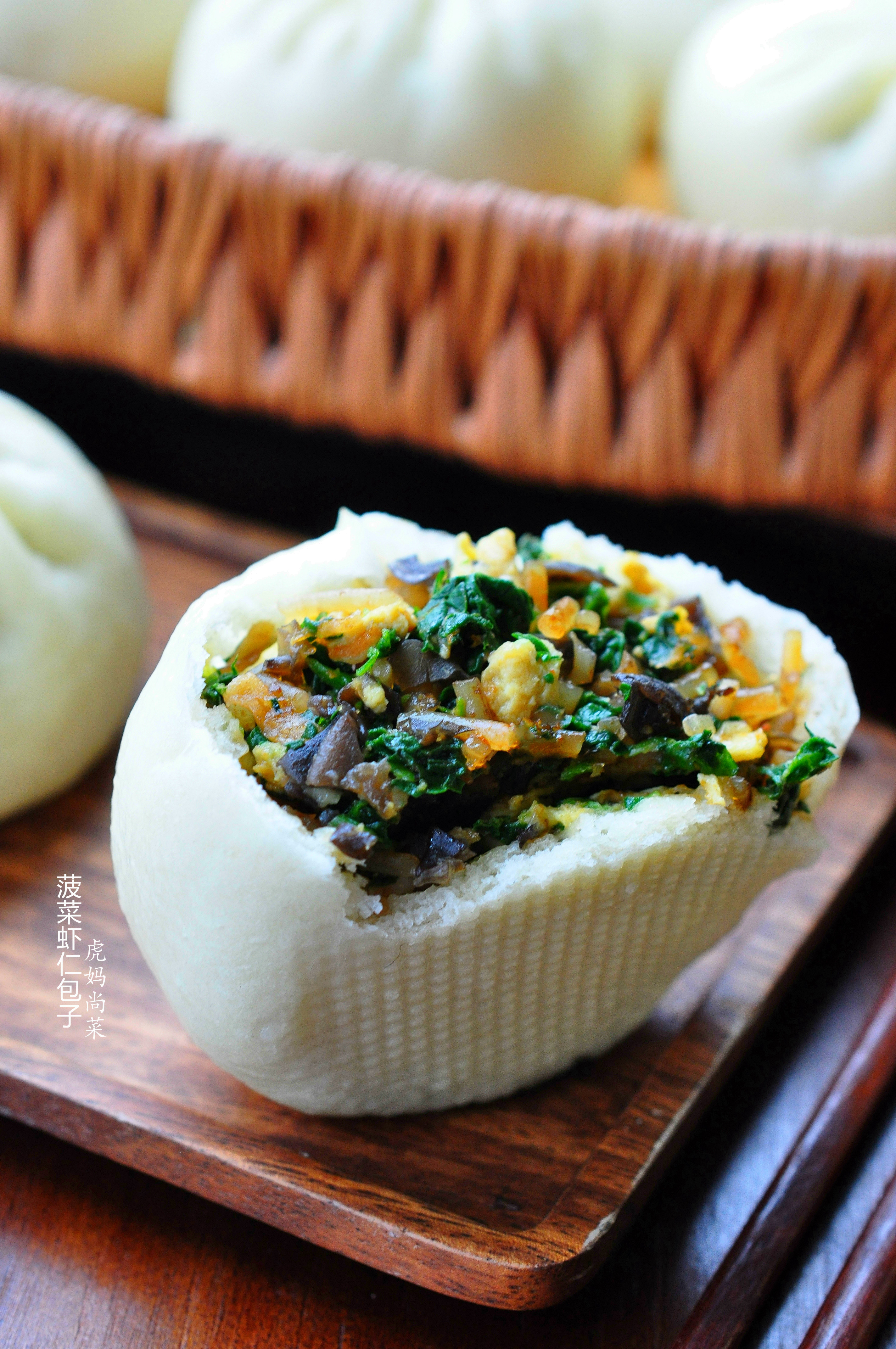 菠菜大包子，吃十个都不怕胖，薄皮大馅，鲜美不腻的秘诀