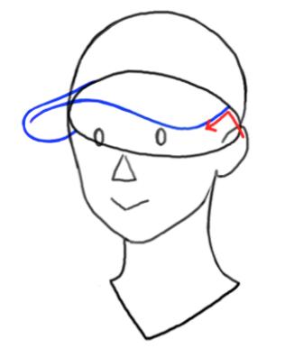 画帽子教程鸭嘴帽,DIY棒球帽怎么画最简单