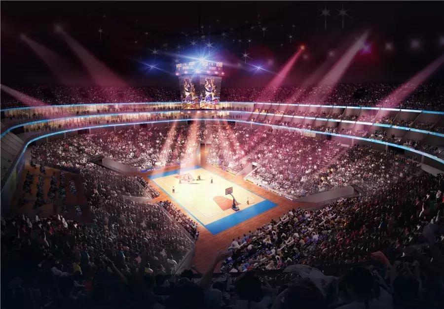 6万多席位的足球场,成都凤凰山足球场建造