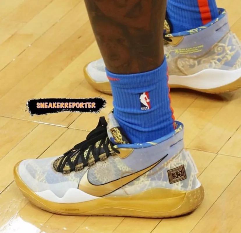 盘点nba球星上脚球鞋杜兰特篇,nba球员上脚的球鞋欧文