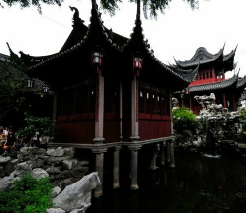 上海古豫园遗址,豫园商城的建筑年代