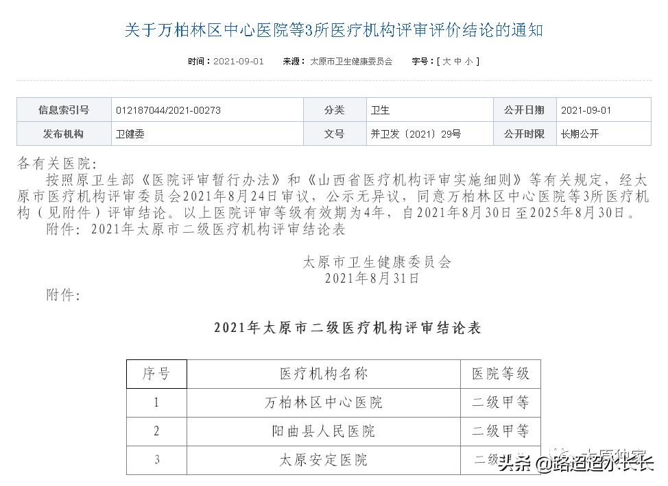 太原市精神病医院是几级医院,太原市精神病医院二甲