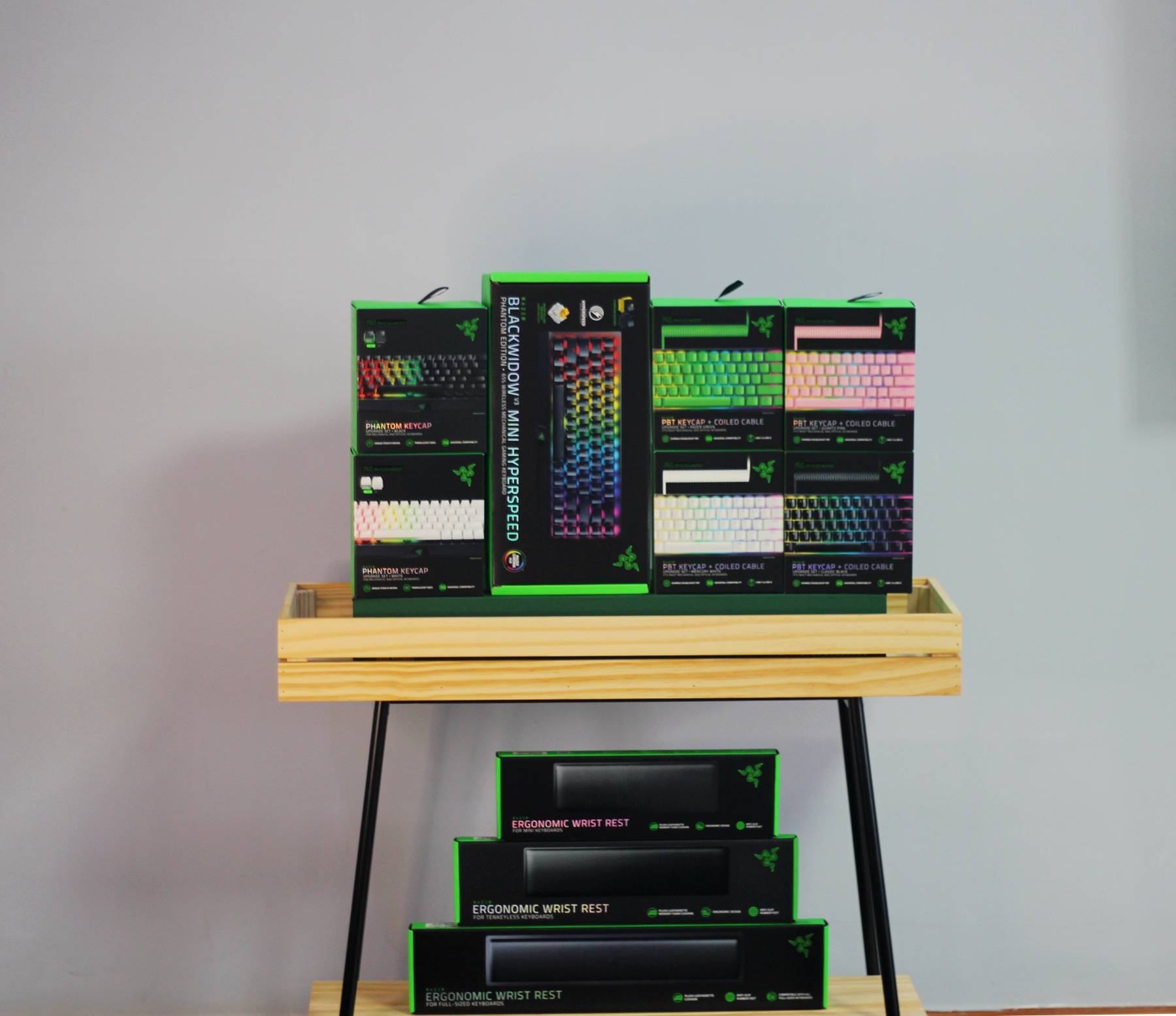 雷蛇键盘高级效果分享,雷蛇单手键盘改造